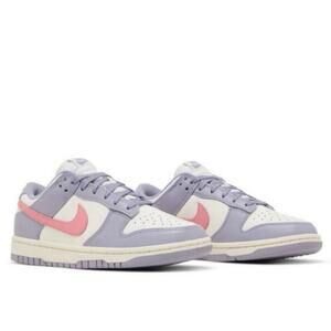 Nike Dunk Low Indigo Haze Coral Chalk Sail Women’s Sneakers Size 8 New W/Box